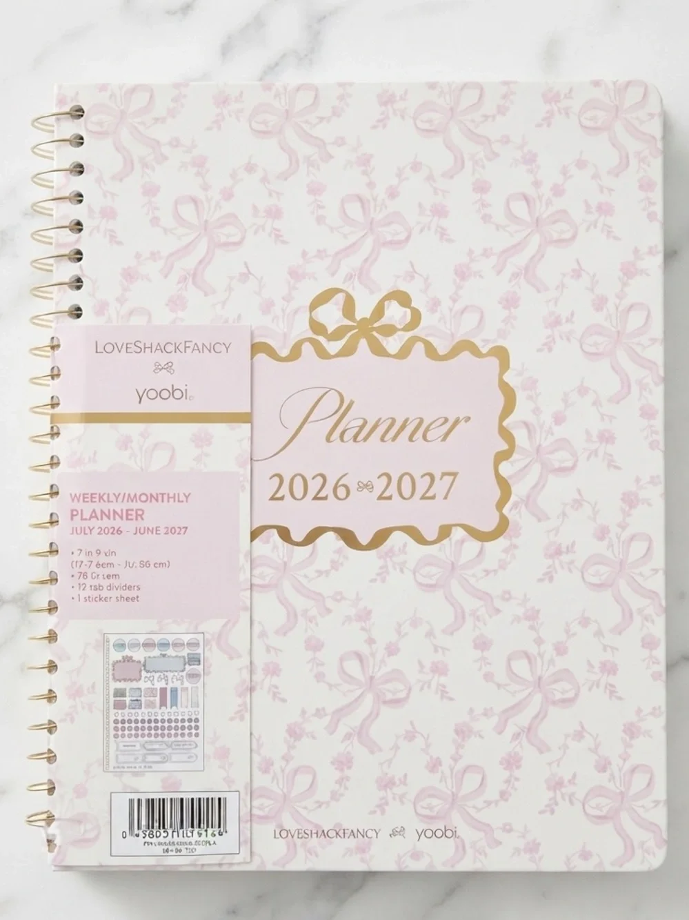 LoveShackFancy x Target - Yoobi Monthly and Weekly Planner 7